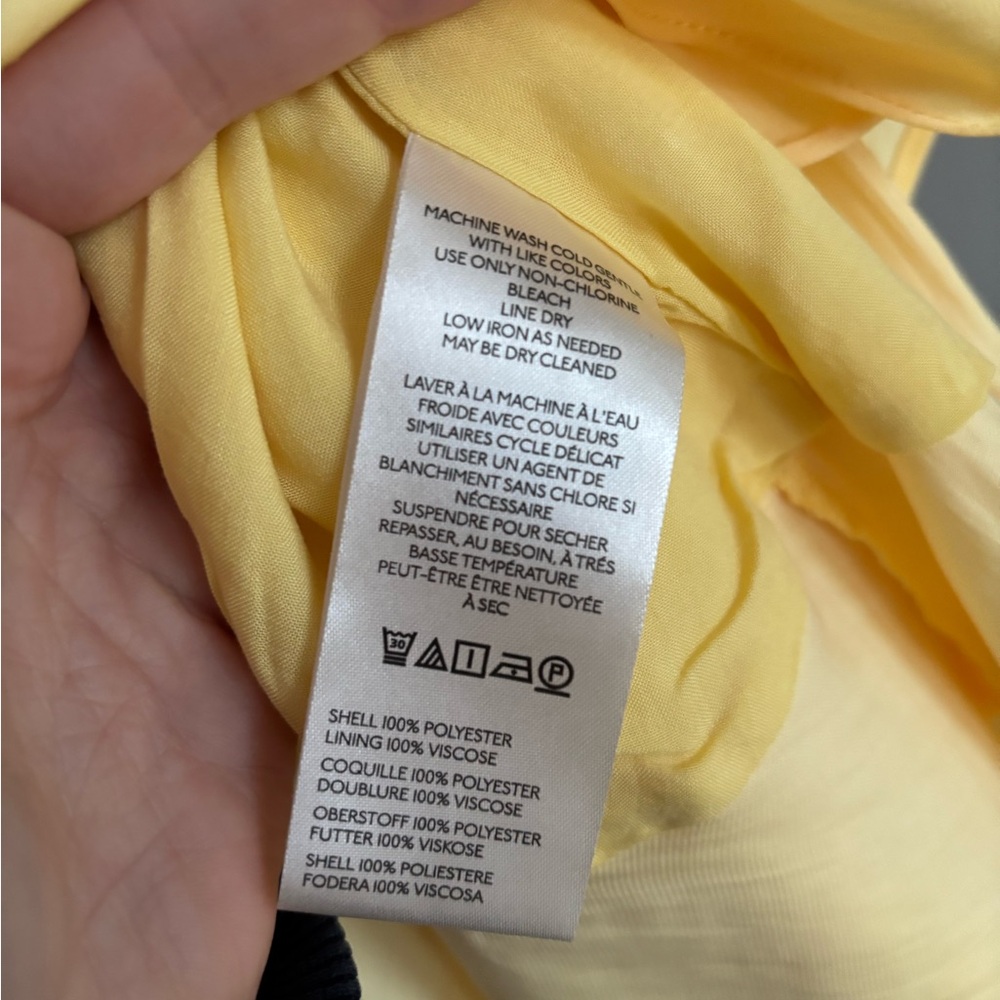 Anthropologie Maeve yellow miniskirt xxs NWT - Picture 5 of 6